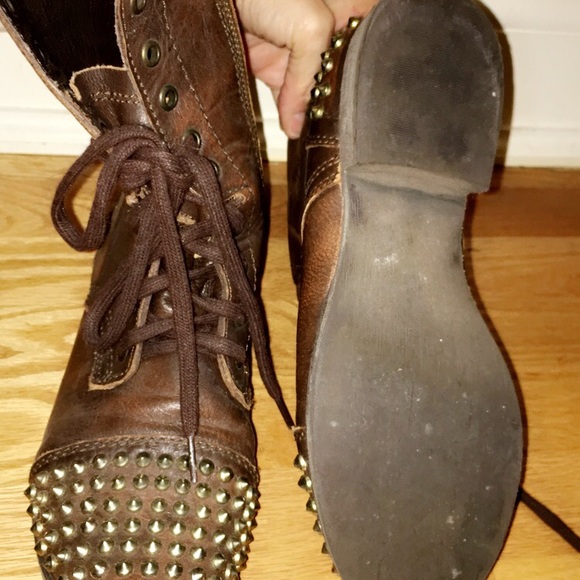 Steve Madden combat studded boot - Picture 4 of 5